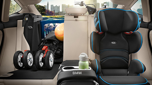 BMW 3 Serisi Gran Turismo BMW 3 Serisi Gran Turismo yüklü eşyalar için bagaj alanı